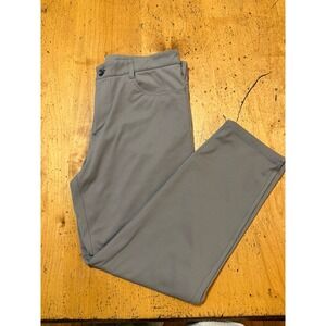 Vuori Mens MetaTwill Pant Athletic Slim 36x30 - Shiitake gray/brownish